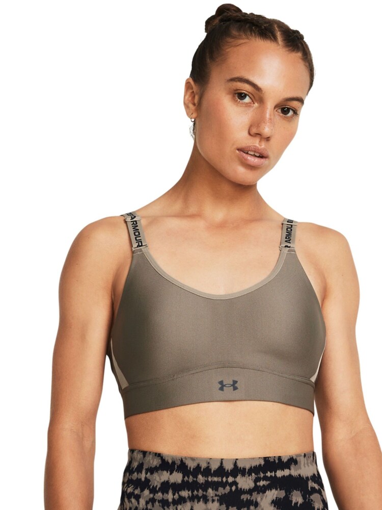 Under Armour Brown Infinity Mid Bra - Image 1 of 5