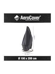 Pacific Black Aerocover Hanging Egg Chair Cover 100x200cm - Image 2 of 3