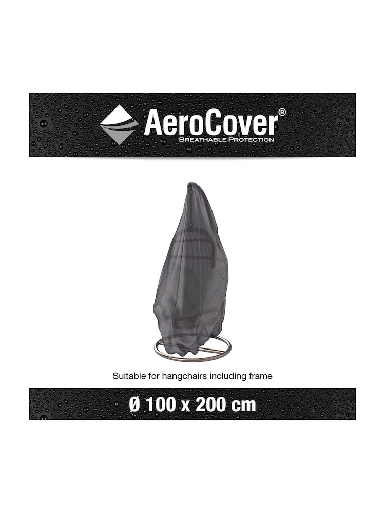 Pacific Black Aerocover Hanging Egg Chair Cover 100x200cm - Image 3 of 3