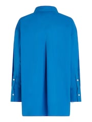 Tommy Hilfiger Hemd aus Bio-Baumwolle in legerer Passform, Blau - Bild 5 von 6