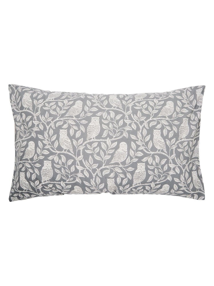 Helena Springfield Silver Owls 100% Cotton Duvet Cover & Pillowcase Set - Image 5 of 5 Helena Springfield Silver Owls 100% Cotton Duvet Cover & Pillowcase Set - Image 5 of 5