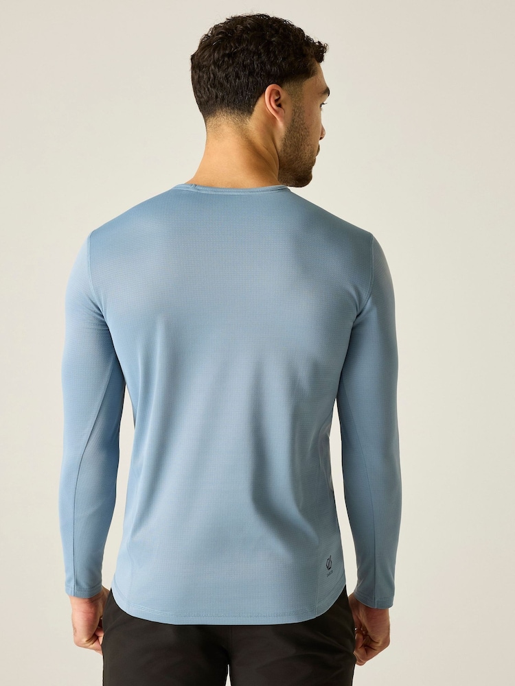 Bluză Dare 2b Ventura Grid cu guler rotund din fleece - Imaginea 2 din 9