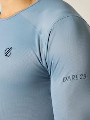 Bluză Dare 2b Ventura Grid cu guler rotund din fleece - Imaginea 4 din 9