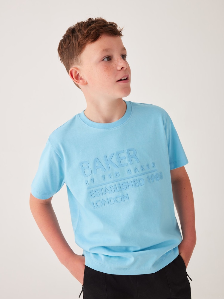 Baker by Ted Baker modra 100% bombažna majica - Slika 1 iz 9