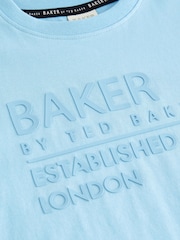 Baker by Ted Baker modra 100% bombažna majica - Slika 7 iz 9