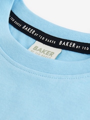 Baker by Ted Baker modra 100% bombažna majica - Slika 9 iz 9