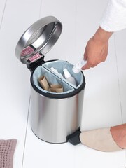 Brabantia Silver Newlcon Recycle Pedal Bin - Image 2 of 5