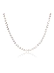 Beaverbrooks 9ct White Gold Freshwater Cultured Pearl Necklace - Image 1 of 3