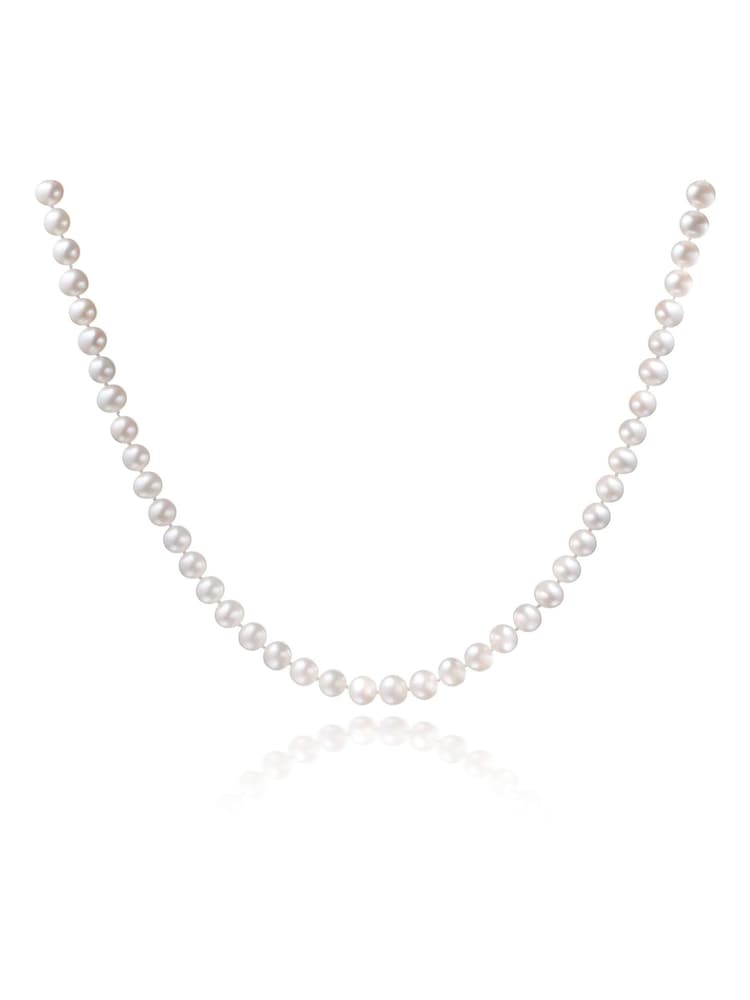 Beaverbrooks 9ct White Gold Freshwater Cultured Pearl Necklace - Image 1 of 3