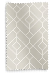 Natural Lattice Geo Made to Measure Roller Blind - Image 3 of 6