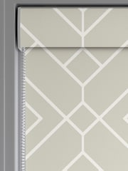 Natural Lattice Geo Made to Measure Roller Blind - Image 4 of 6