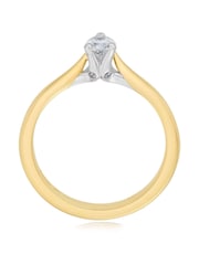 Beaverbrooks 18ct Yellow Gold Pear Diamond Solitaire Ring - Image 3 of 4