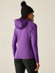 Dare 2b Purple Ventura Hooded Stretch Midlayer Fleece - Image 2 of 10