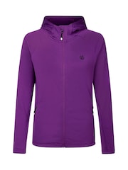 Dare 2b Purple Ventura Hooded Stretch Midlayer Fleece - Image 7 of 10