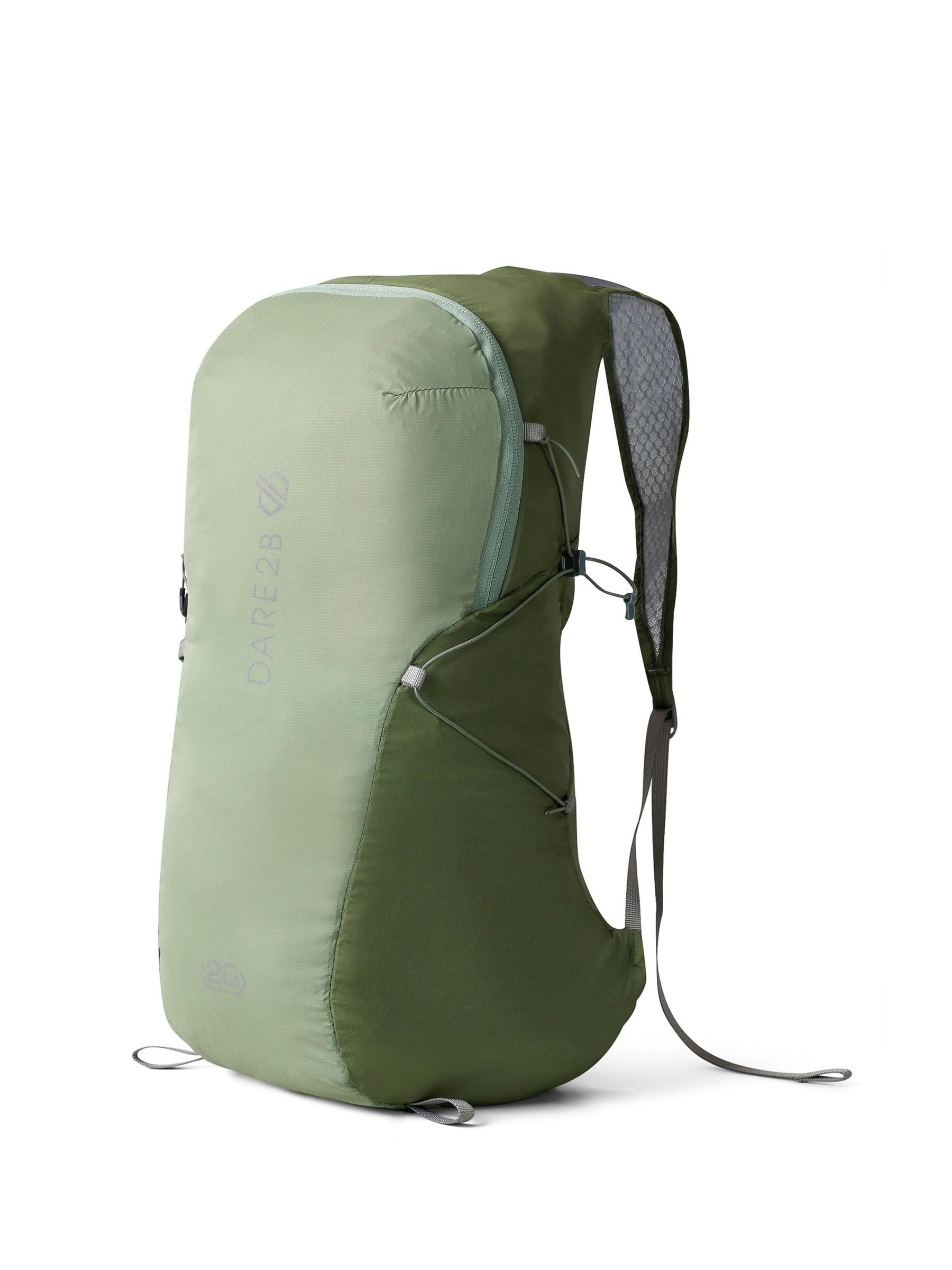 Dare 2B Unisex Packaway 20L Rucksack Green - Image 4
