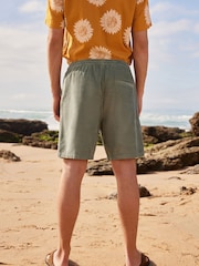 Sage Green 100% Cotton Corduroy Dock Shorts - Image 2 of 8