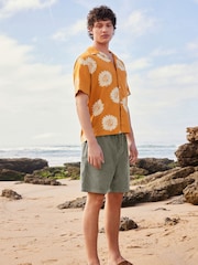Sage Green 100% Cotton Corduroy Dock Shorts - Image 3 of 8
