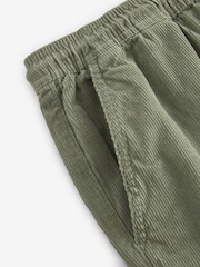Sage Green 100% Cotton Corduroy Dock Shorts - Image 6 of 8