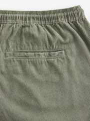 Sage Green 100% Cotton Corduroy Dock Shorts - Image 7 of 8