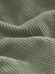 Sage Green 100% Cotton Corduroy Dock Shorts - Image 8 of 8