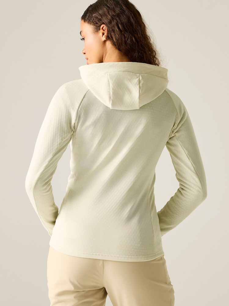 Dare 2b Natural Ventura Hooded Stretch Midlayer Fleece - Image 2 of 10 Dare 2b Natural Ventura Hooded Stretch Midlayer Fleece - Image 2 of 10