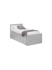 Julian Bowen Grey Maisie 3 Drawer Storage Bed with Pull Out Underbed - Image 3 of 4