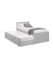 Julian Bowen Grey Maisie 3 Drawer Storage Bed with Pull Out Underbed - Image 4 of 4