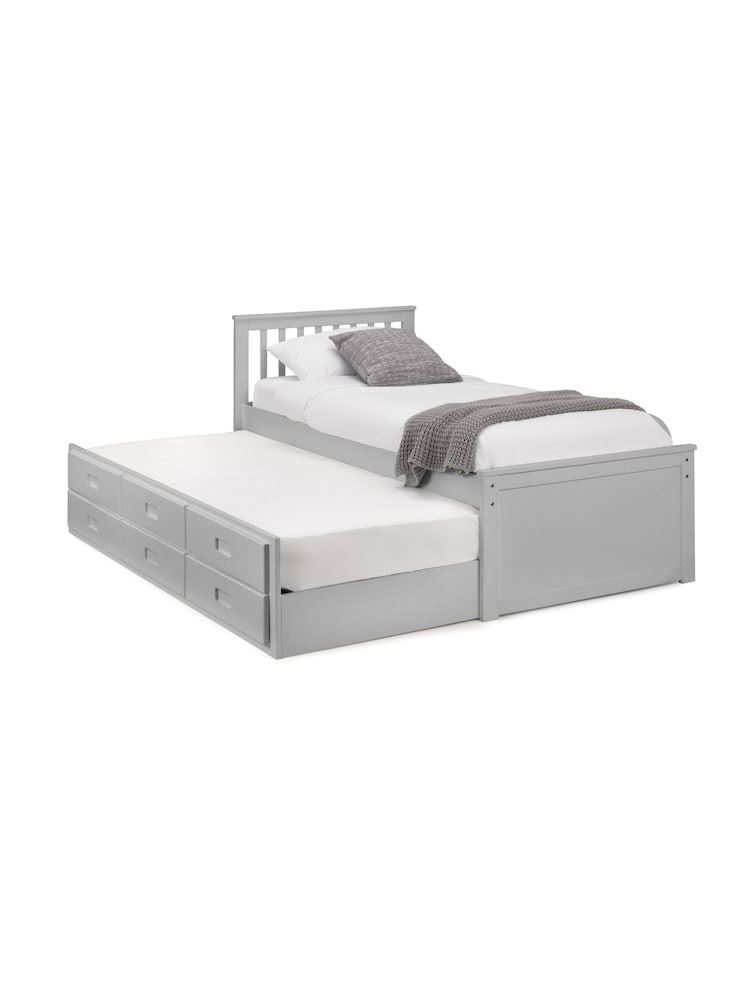 Julian Bowen Grey Maisie 3 Drawer Storage Bed with Pull Out Underbed - Image 4 of 4