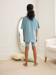 Blue 100% Cotton Marvel License Short Pyjamas (3-12yrs) - Image 2 of 9