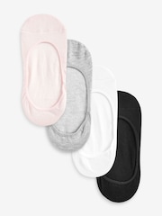 Black/Neutral Low Cut Invisible Footsies 5 Pack - Image 1 of 5
