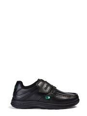 Kickers Black Reasan Strap Leather Shoes - Image 1 of 5