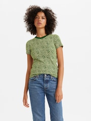 Levi's® Green Baby Rib 100% Cotton T-Shirt - Image 1 of 3