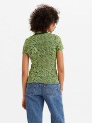 Levi's® Green Baby Rib 100% Cotton T-Shirt - Image 2 of 3