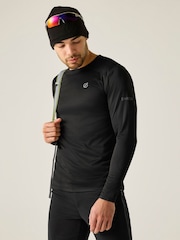 Dare 2b Black Ventura Grid Crew Fleece - Image 1 of 9