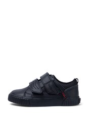 Kickers Black Tovni Twin Flex Leather Trainers - Image 2 of 5