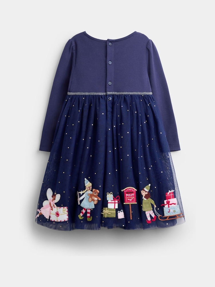JoJo Maman Bébé Appliqué Hem Combo Dress - Imagen 2 de 4 JoJo Maman Bébé Appliqué Hem Combo Dress - Imagen 2 de 4