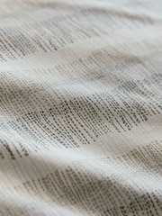 ABIGAIL AHERN x MURMUR Charcoal Moya Stripe Duvet Cover & Pillowcase Set - Image 6 of 6