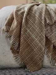 Bedeck of Belfast Charcoal Osanna Avita Check Throw - Image 1 of 5