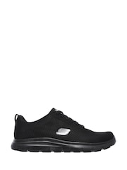 Skechers Black Flex Advantage Slip Resistant Work Mens Trainers - Image 1 of 5