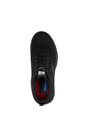 Skechers Black Flex Advantage Slip Resistant Work Mens Trainers - Image 4 of 5