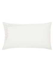 Helena Springfield White Erin Embroidery 100% Cotton Duvet Cover & Pillowcase Set - Image 6 of 6