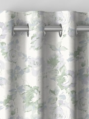Shabby Chic by Rachel Ashwell® Lavender Breezy Leaves Made to Measure Curtains - Image 6 of 9