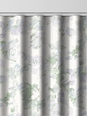 Shabby Chic by Rachel Ashwell® Lavender Breezy Leaves Made to Measure Curtains - Image 7 of 9