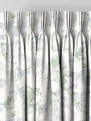 Shabby Chic by Rachel Ashwell® Lavender Breezy Leaves Made to Measure Curtains - Image 8 of 9