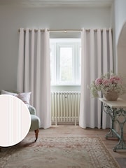 Shabby Chic by Rachel Ashwell® Blush Cottage Stripe Made to Measure Curtains - Image 1 of 9