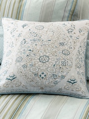 Bedeck of Belfast Celadon Oscar Celina Paisley Digital Print Cotton Cushion - Image 1 of 4