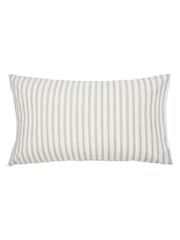 Helena Springfield Linen & Grey Ticking Stripe Duvet Cover & Pillowcase Set - Image 5 of 5