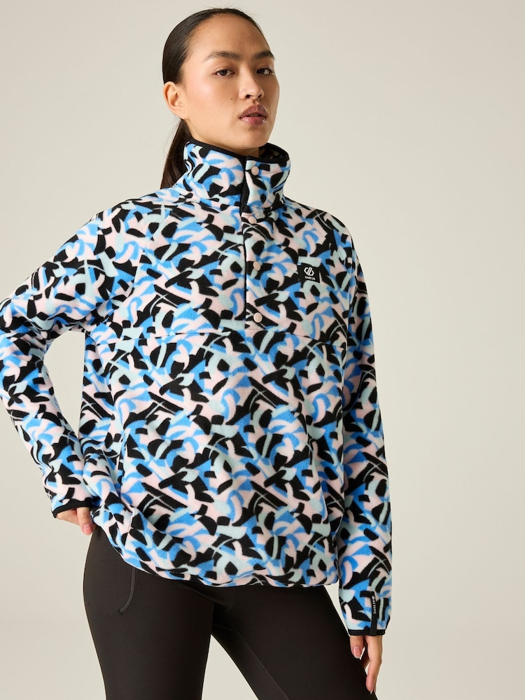 Dare 2b Blue Printed Fleece - Image 1 of 9 Dare 2b Blue Printed Fleece - Image 1 of 9