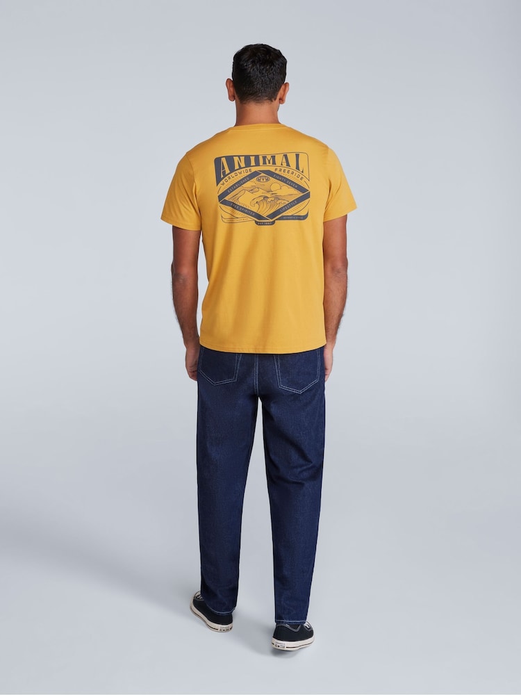 Animal Yellow Mens Jacob T-Shirt - Image 5 of 5 Animal Yellow Mens Jacob T-Shirt - Image 5 of 5