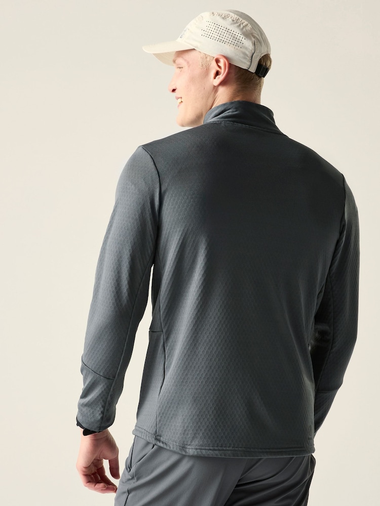 Dare 2b Grey Venture Stretch Midlayer Fleece - Image 2 of 8 Dare 2b Grey Venture Stretch Midlayer Fleece - Image 2 of 8